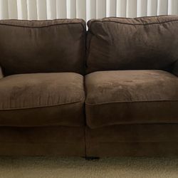 Brown Love Seat