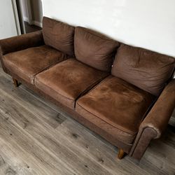 Leather/Microfiber Couch