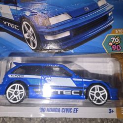 Hot Wheels 1990 Honda Civic EF Blue