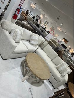 Beige 2pc Sectional