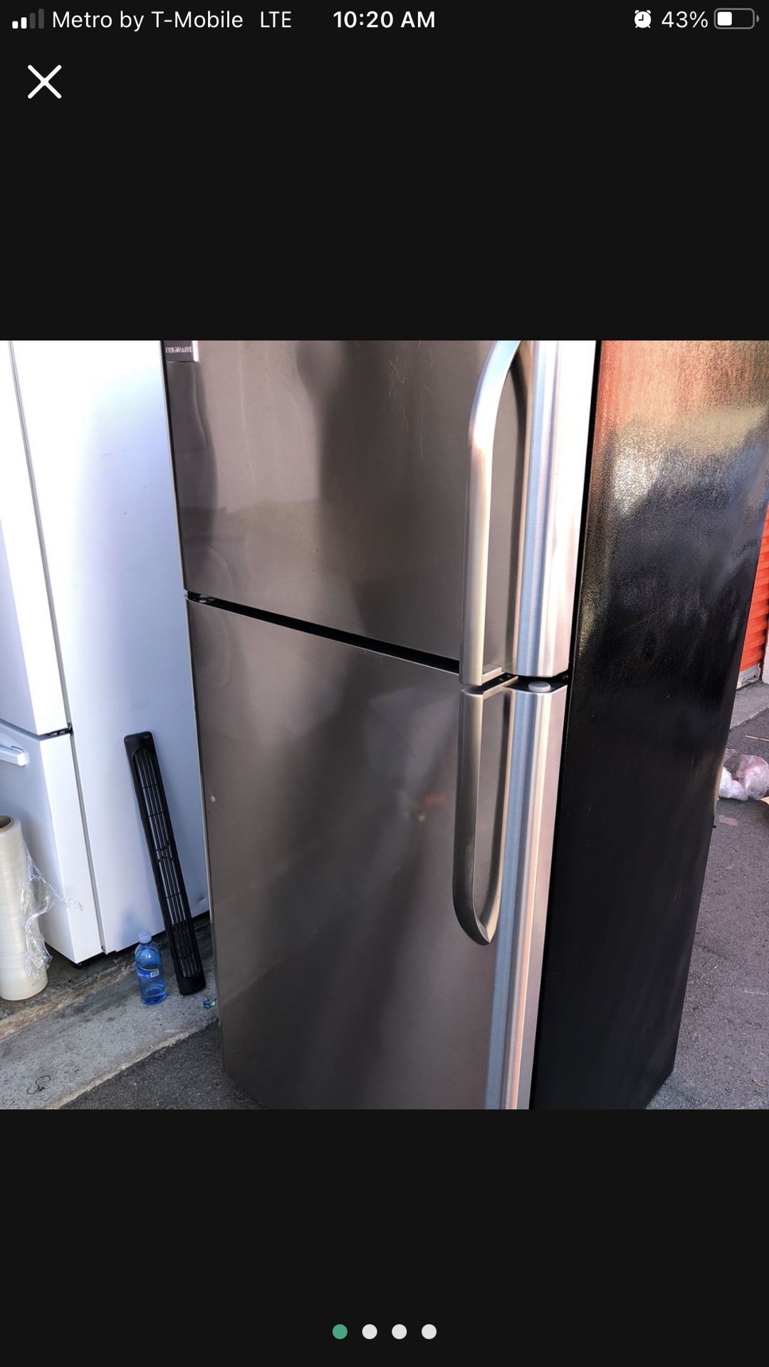 Frigidaire Stainless Steel Top Freezer 