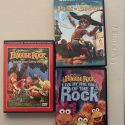 Fraggle Rock DVDs And Puss In Boots 