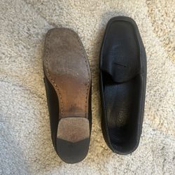 Black Leather Loafer Size 6,5