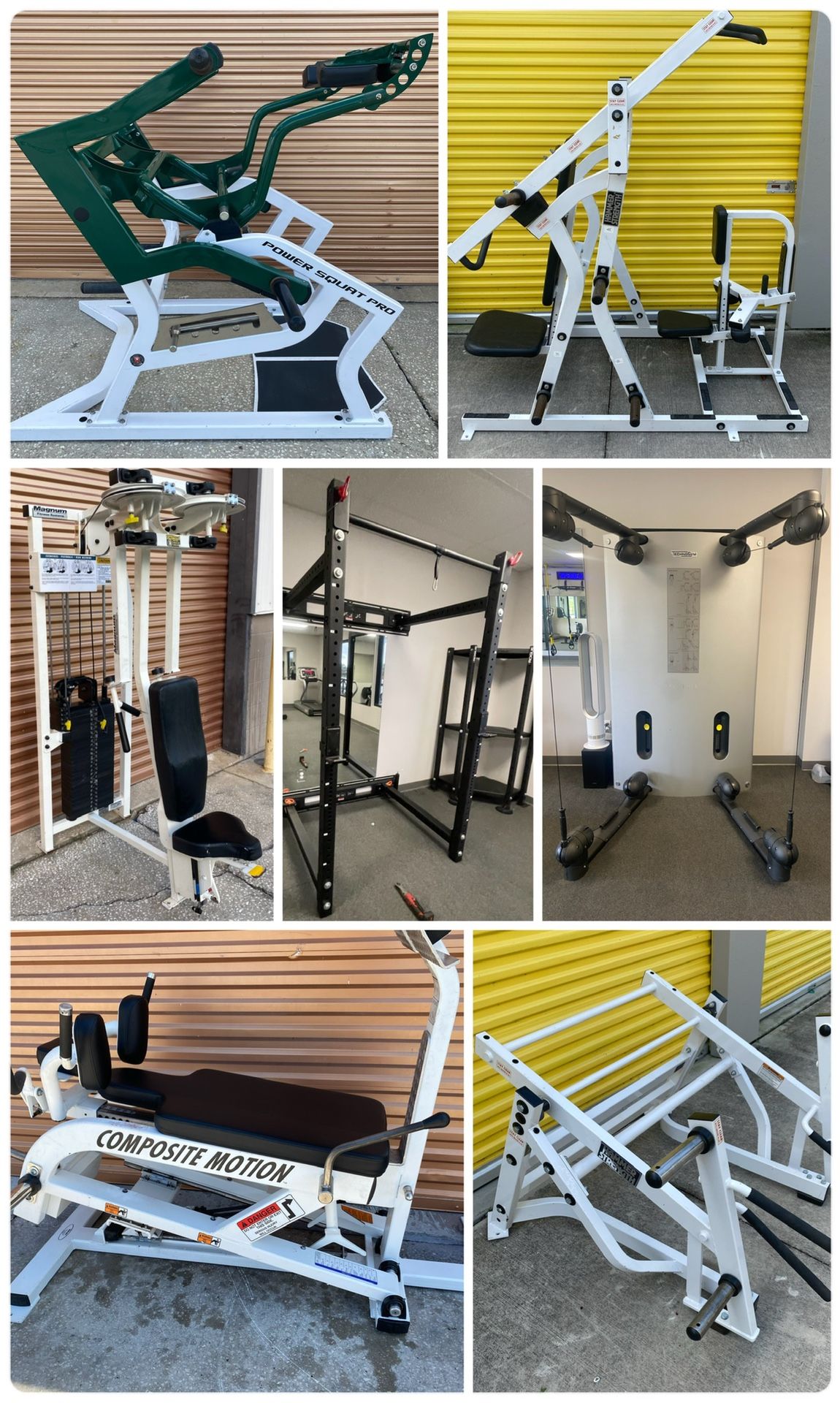 Gym Fitness Dumbbell Olympic Weight Plate Bar Barbell Power Squat Rack Bench Extension Chest Rower Rogue Treadmill Bike
