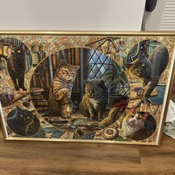 Cat Puzzle Mural For Sale 