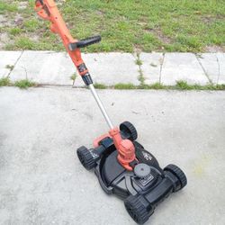 Black And Decker Electric Lawnmower Weed Eater $60 Firm