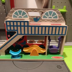 Melissa & Doug GO Tots Schoolyard Tumble wooden playset