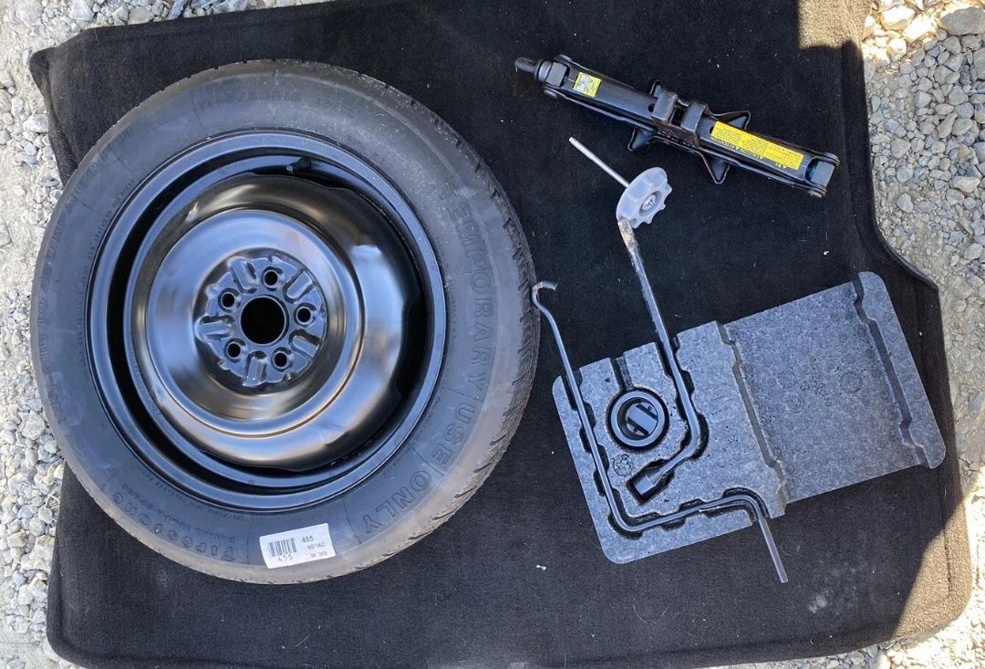 2003-2019 Toyota Corolla Spare Tire Compact Donut 5x100 OEM 16" W/Jack Kit