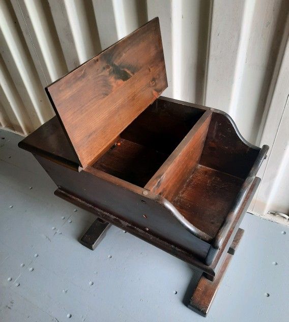 Antique bread box furniture - $55
