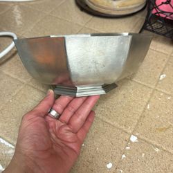 Gorham Pewter Bowl -PH6-Octogonal