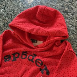 Red Spider Vvs Rhinestone Hoodie