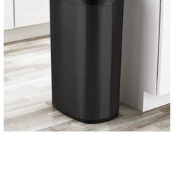 13.2 Gal 50/L Motion Sensor Kitchen Garbage Can (black Stainless Steel)