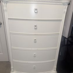 Large White Vintage Dresser