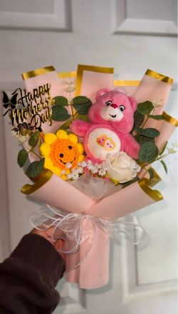Mini Care Bear Mother’s Day Bouquet 💐 Mother’s Day Gift💐