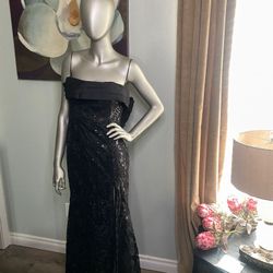 Sequin dress With BOW back