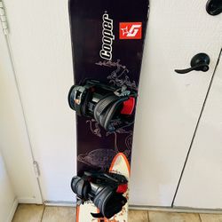 126cm Kids Snowboard With Bindings