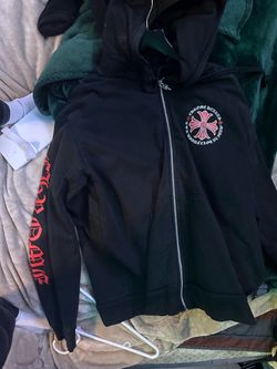 Chrome Hearts Black Zip-Up Hoodie