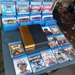 $130! 0 Games. 1 Control 2016 PS4 500GB... slide To See Games $20! Or $30! Each... Combo $300! 5 Games of $30! 5 Games of $20 & 2 Controller