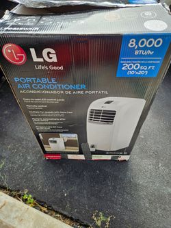 LG Portable Air Conditioner 8000 btus 85 Obo