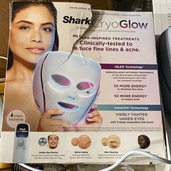 Shark Cryo Glow Face Mask Blue Frost