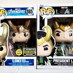 Funko Pop Disney Marvel Loki Exclusives 