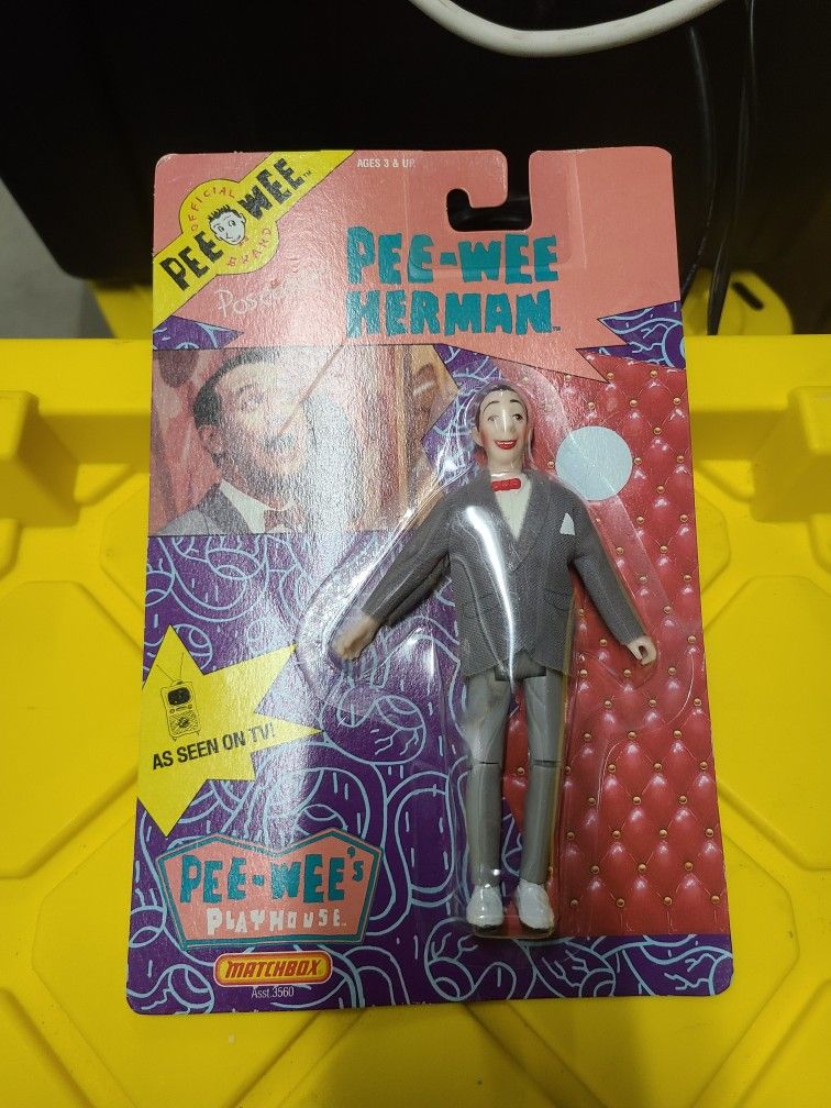 Original Unopened PeeWee Herman Collectible Toy