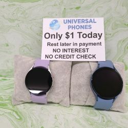 SAMSUNG GALAXY WATCH 5 UNLOCKED NEW IN BOX $1 DOWN TODAY REST IN PAYMENTS.NO CREDIT CHECK 