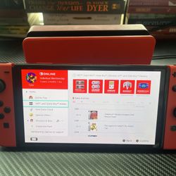 OLED Switch Super Mario Special Edition + Super Smash Bros. 
