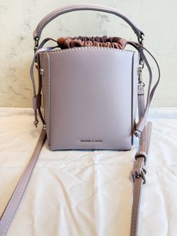 Charles & Keith Structured Drawstring Bucket Bag