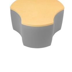 Factory Direct Partners FDP Pro Series Upholstered Cog Ottoman Table, 18" Height; Collaborative Commercial Furniture for Hotel Lobby, Office, Restaura
