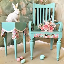 Chair and Accent Table 