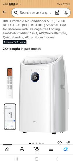 Dreo 515S Portable Air Conditioner 12000 BTU