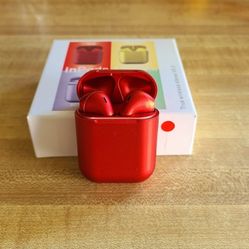 TWS Wireless Earbuds Bluetooth Red