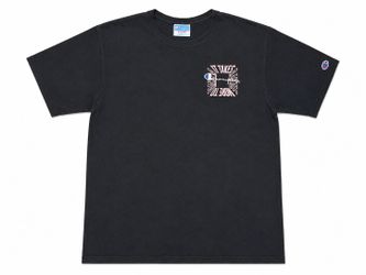 Champion Graphic T-Shirt Medium Black