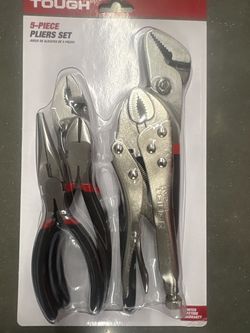 Hyper Tough 5-Piece Pliers Set