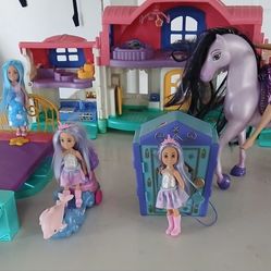 Fisher Price Doll house With Princess Toys