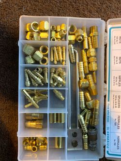 Oxygen acetylene hose repair kit with extra check valves