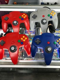 Nintendo 64 Original Controller Mint $30-$35 Each Gamehogs 11am-7pm