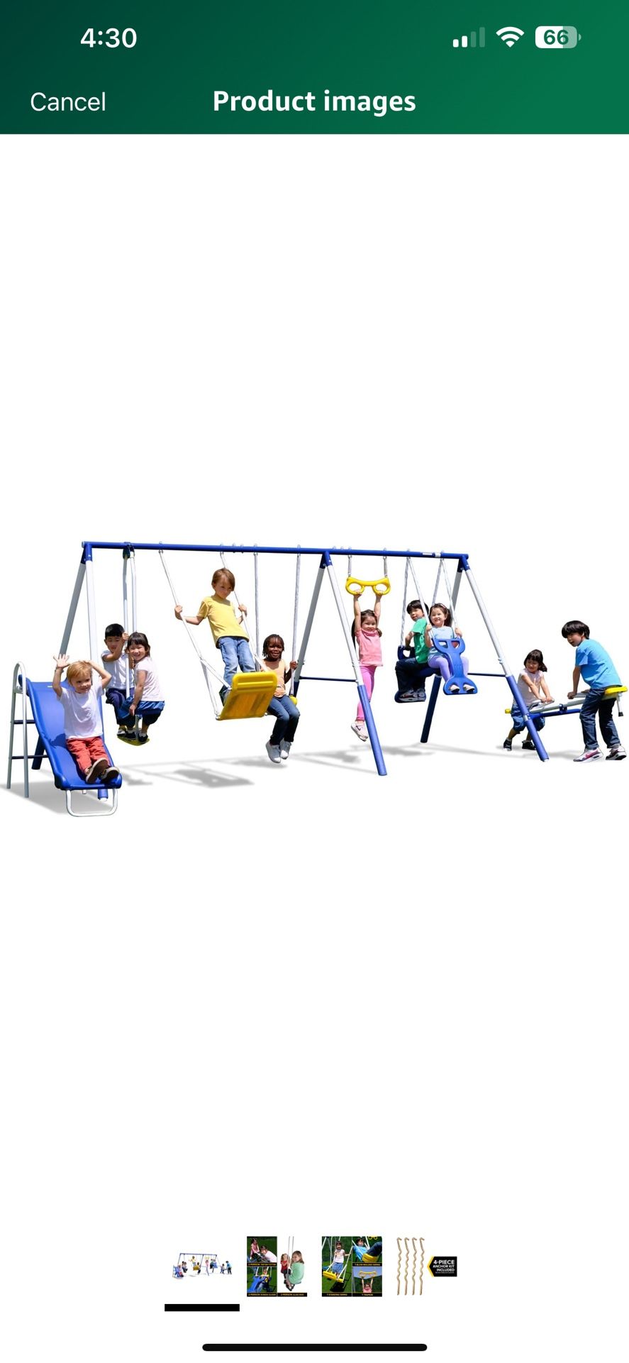 Sports power Super 9 Metal Swing Set