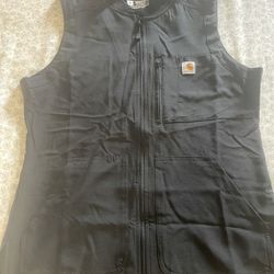 Woman’s Black Nursing Vest Scrub