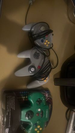 Nintendo 64 Controllers – OEM Gray + Tomee Green