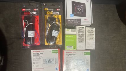 HVAC thermostats, kick start, capacitors