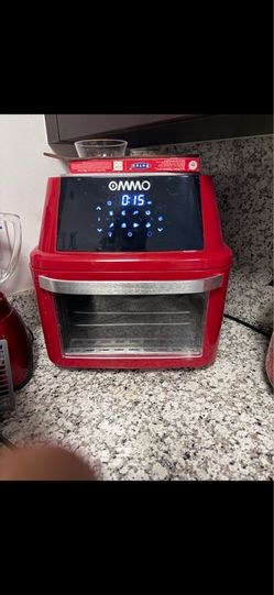 Red air fryer oven