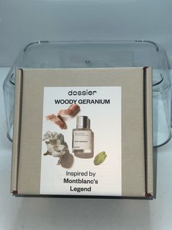 Dossier Woody Geranium Eau de Parfum Spray 1.7 fl oz Vegan Paraben-Free