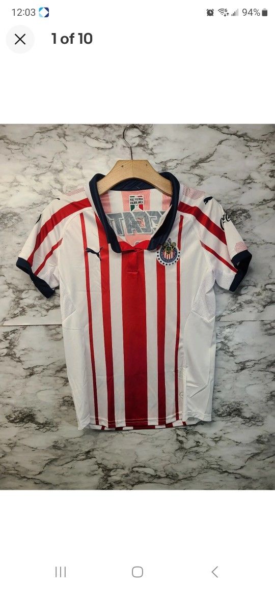 Pumas Chivas DE GUADALAJARA Jersey PLAYERA DE MUJER SMALL Y MEDIANA