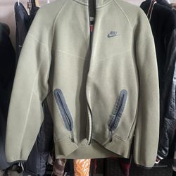 Nike tech Green Hoodie