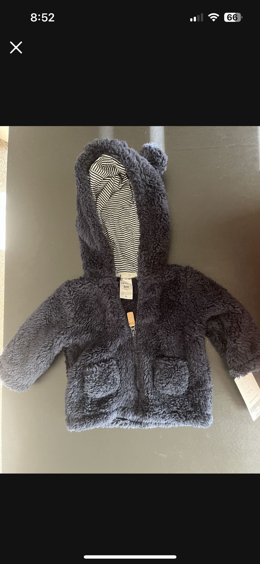 NEW Carters Fleece Jacket