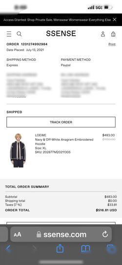 LOEWE HOODIE 