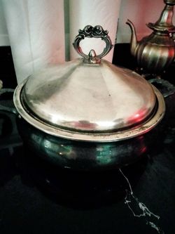 Vintage Silver Plated Serving Dish 