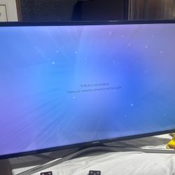 Samsung UN40mu6300f Smart TV With Remote
